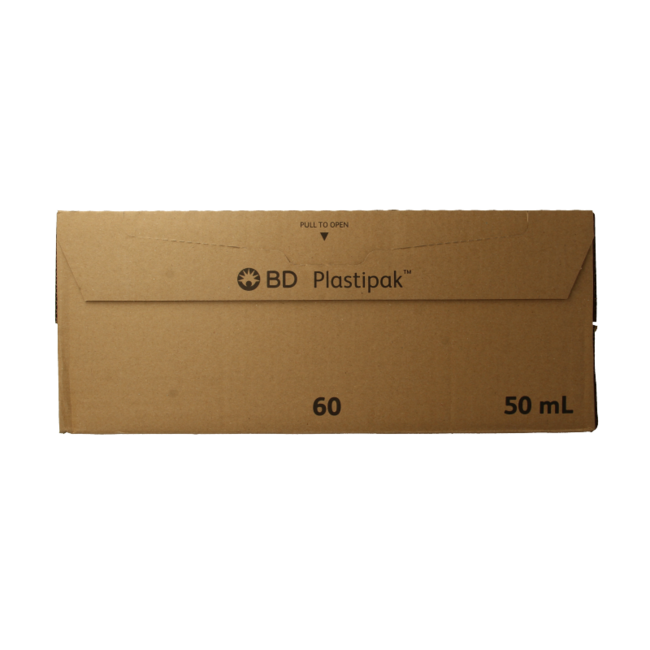 Becton Injectie spuit plastipak 50ml tip 60 Stuks