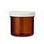 Tablet bottle 120ml amber with cap - 35 pieces