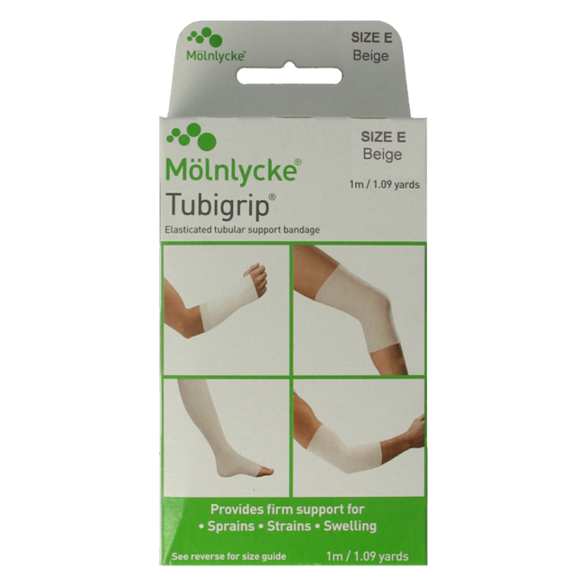 Bandage tubulaire élastique Tubigrip Taille E couleur chair 1547 1 unité