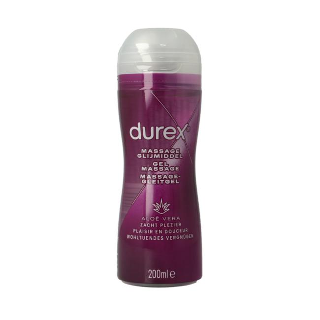 Olio da Massaggio e Lubrificante Durex 2-in-1 Aloe Vera 200 Millilitri