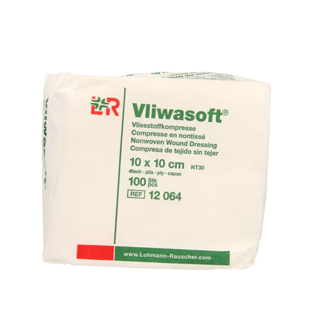 Non-Woven Swabs 10 x 10cm 4-Ply 100 Pieces