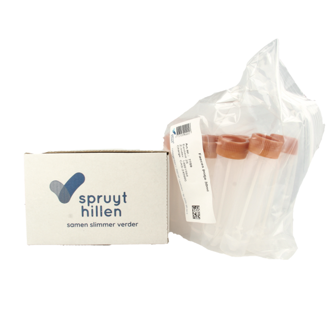 Spruyt Hillen Stuhlprobenbehälter 30 ml, 25 Stück