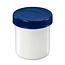 Frasco para pomada Spruyt Hillen blanco/azul con tapón 40 ml 80 unidades
