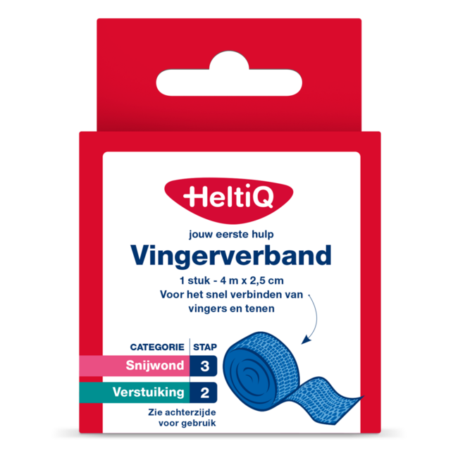 Pansement pour doigts HeltiQ 4 m x 2,5 cm 1 pièce