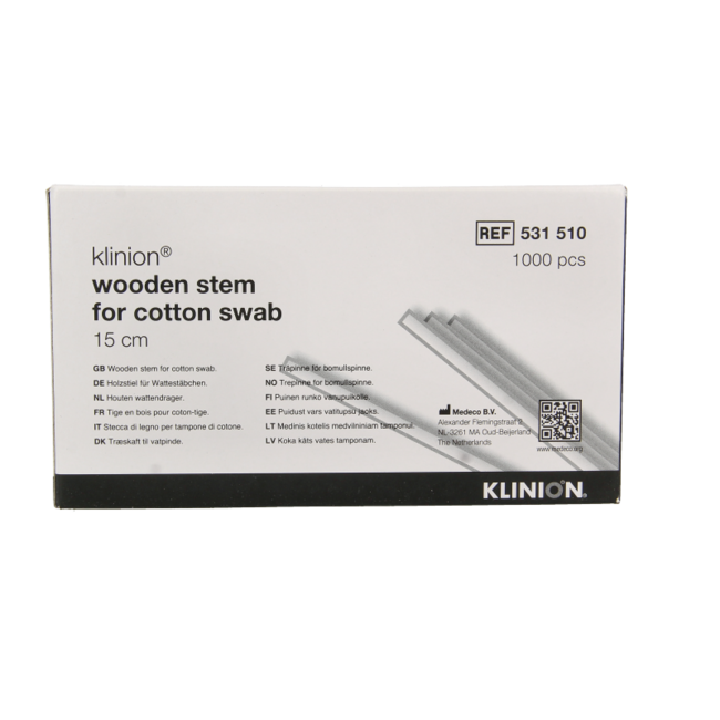 Medispo Wooden Cotton Wool Applicator Sticks 15cm 1000 Pieces