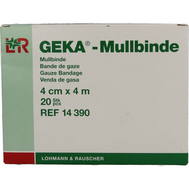 Geka Hydrophilic Bandage 4m x 4cm 1 Piece