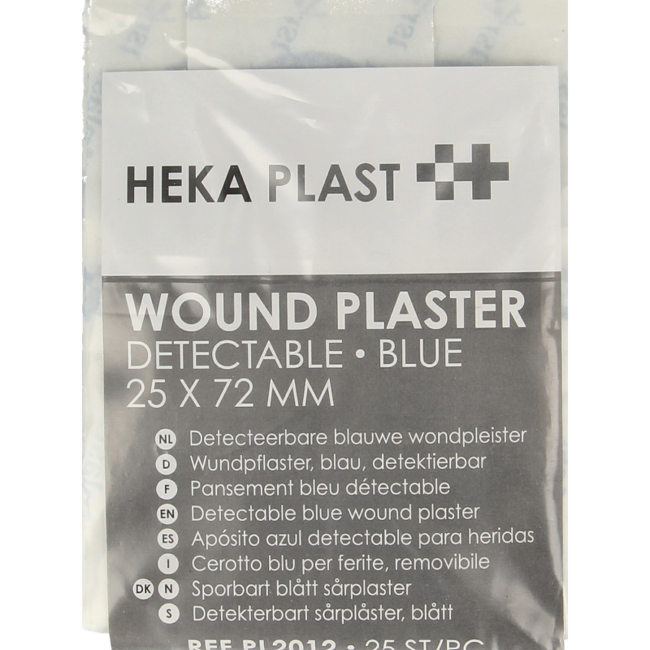 Cerotti Heka blu 72 x 25 mm, 25 Pezzi