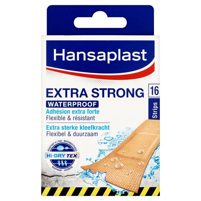 Hansaplast Extra Strong Waterproof 16 pièces