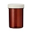 Flacon à comprimés Spruyt Hillen 55 ml brun avec bouchon 80 pièces