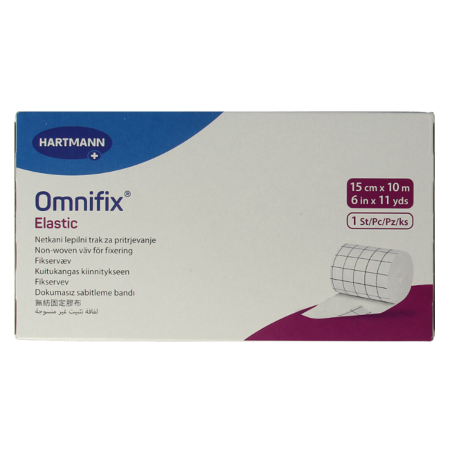 Apósito de fijación elástico Hartmann Omnifix 10m x 15cm, 1 Unidad
