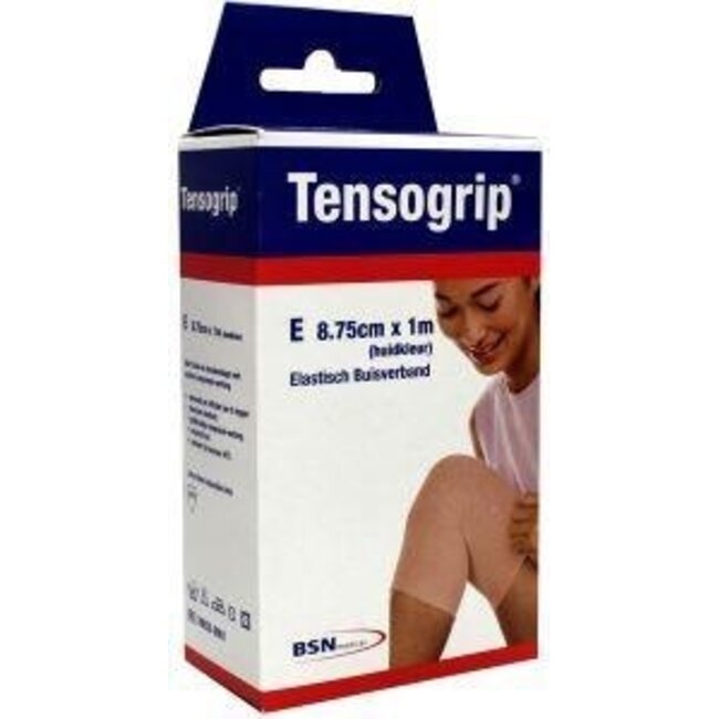 Tensogrip Elastisch buisverband E 1m x 8.75cm huidskleur 1 Stuks