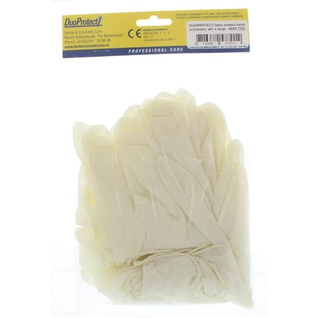 Gants en latex Duoprotect extra large 10 pièces