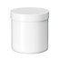 Pot à onguent Blockland blanc en PP 200ml avec bouchon à vis, 25 pièces
