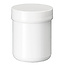 Blockland Ointment Jar white PP plastobel capped 70ml 56 Pieces