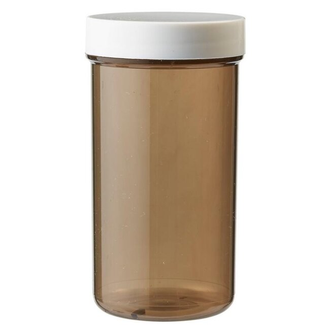 Blockland Plastobel flacon à comprimés brun avec bouchon 110 ml 53 pièces
