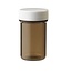 Flacone per compresse Plastobel, marrone con tappo, 20ml, 138 Pezzi