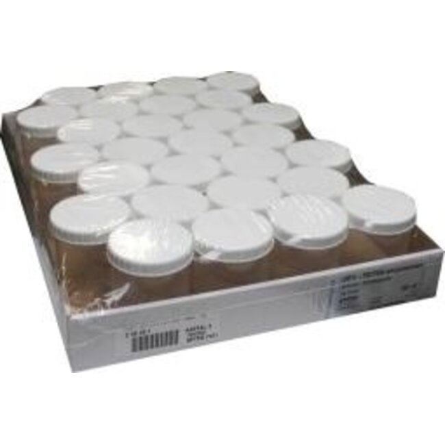 Frasco para tabletas Blockland Optipot transparente con tapón 180 ml 28 unidades