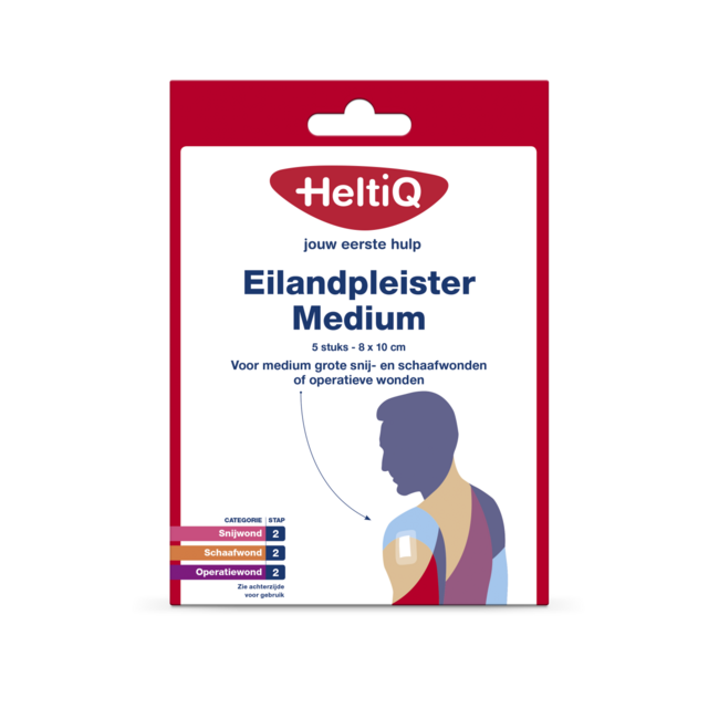 Pansements ilots 8 x 10 cm 5 pieces