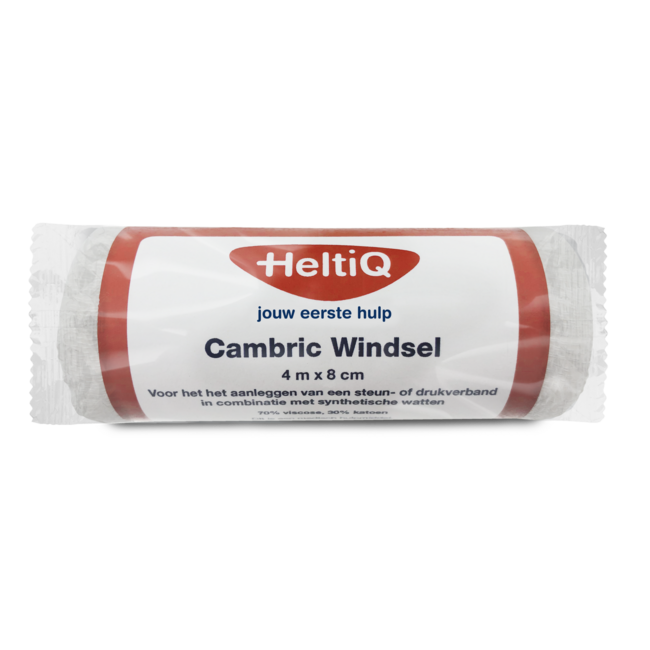 HeltiQ Cambric Bandage 4m x 8cm 1 Piece