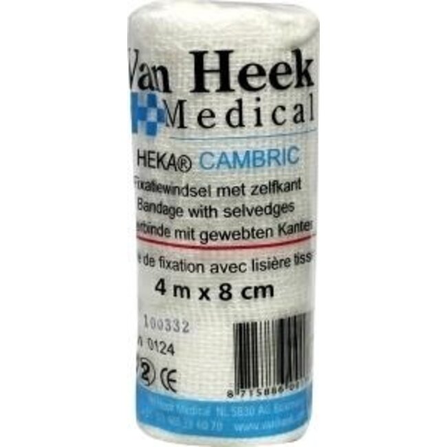 Bandaż Heka Cambric 4m x 8cm, 20 sztuk