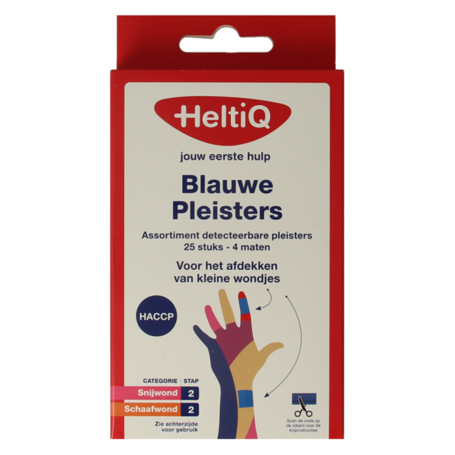 Heltiq Wykrywalne plastry niebieskie, 26 sztuk