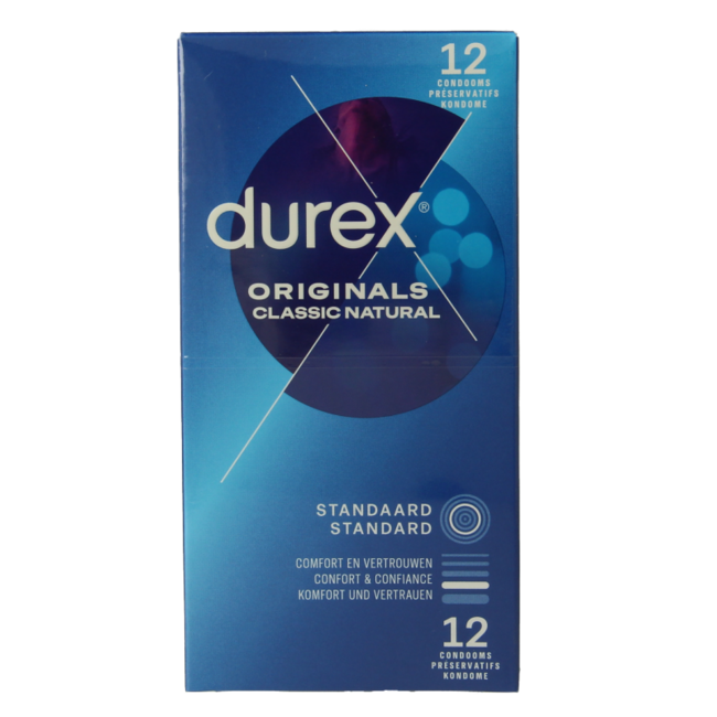Durex Classic Natural 12 unidades