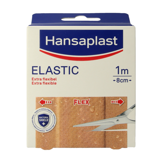 Hansaplast Elastic Plaster 1m x 8cm 1 Piece