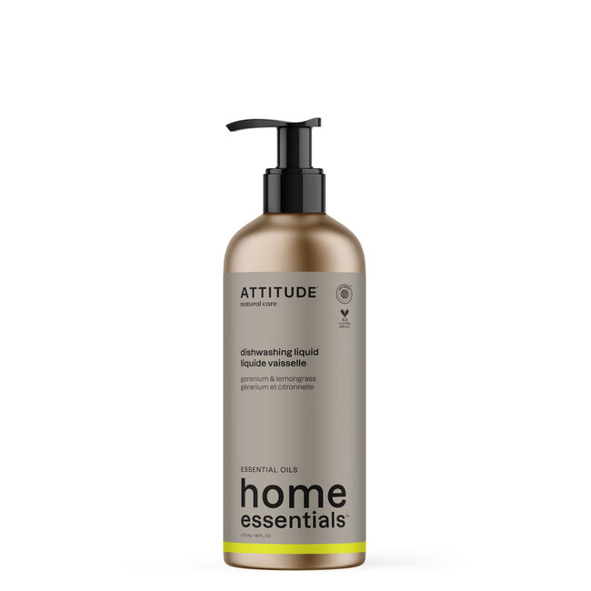 Detersivo Piatti Attitude Geranio e Citronella 473 Millilitri