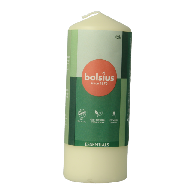 Vela de pilar Bolsius 150/58 soft pearl 1 unidad