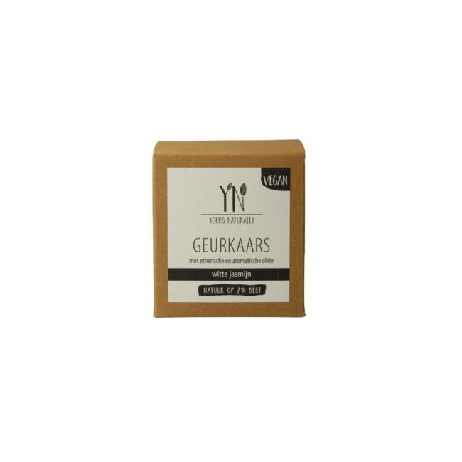 Candela Profumata Yours Naturally in Vetro Gelsomino Bianco 20cl 1 Pezzo