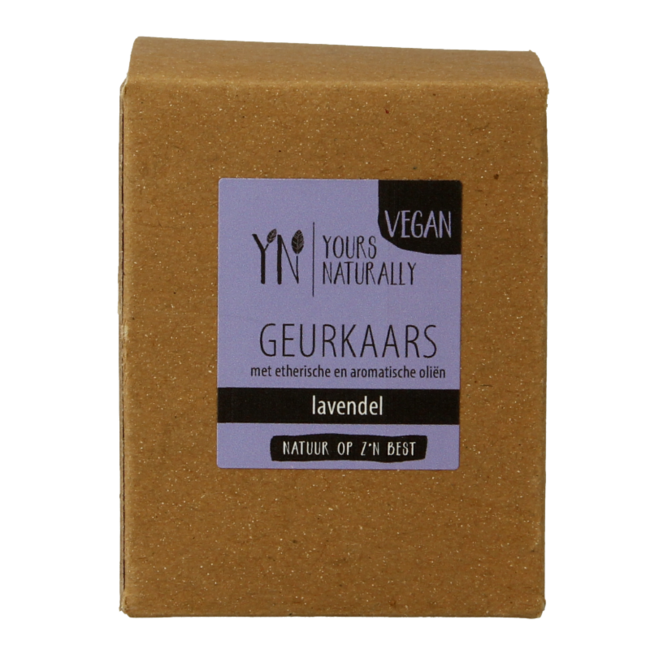 Yours Naturally Bougie votive parfumée lavande 9cl 1 Pièce