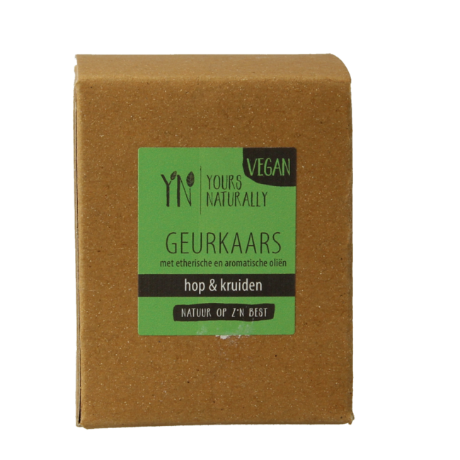 Yours Naturally Votive geurkaars hop & kruiden 9cl 1 Stuks