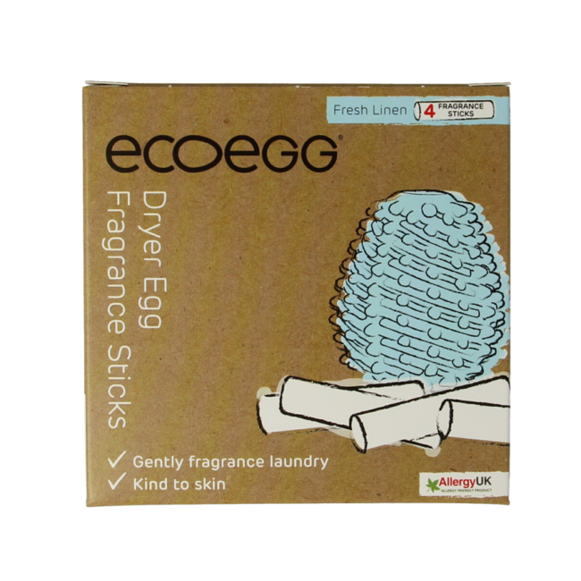 Recharge Eco Egg Eco sèche-linge - Linge frais 4 Pièces