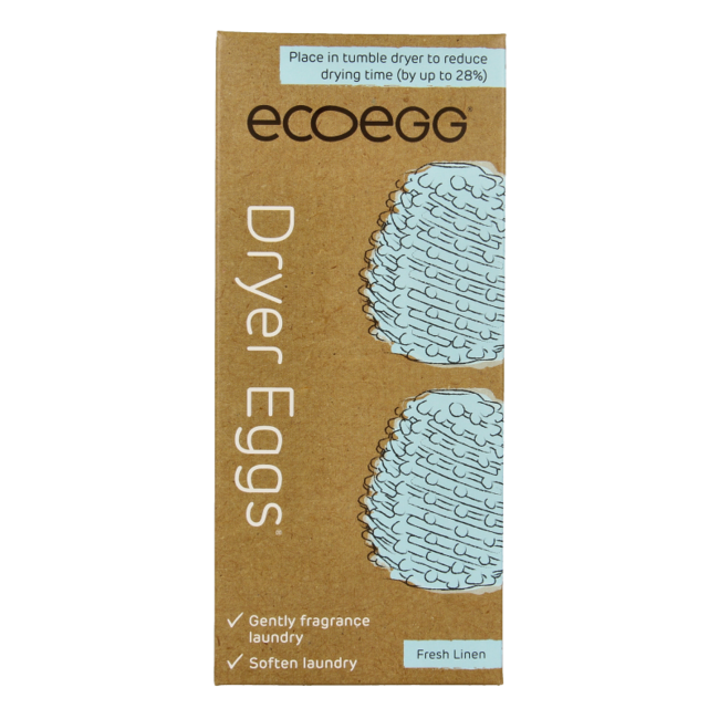 Eco Egg Uova per Asciugatrice - Lino Fresco 2 Pezzi