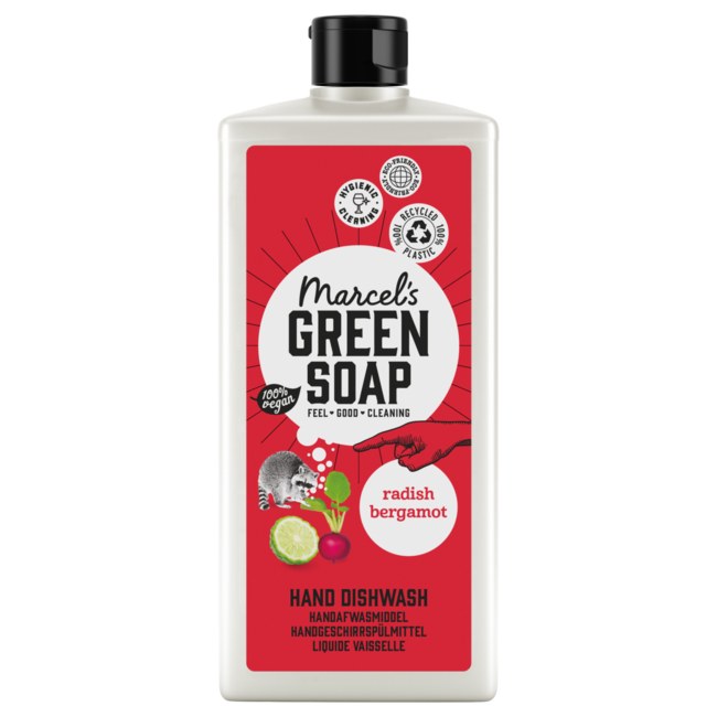 Marcel's Green Soap Afwasmiddel radijs & bergamot 500 Milliliter