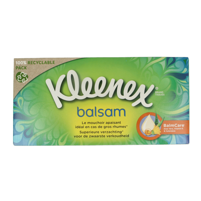 Chusteczki higieniczne Balsam w pudełku, 64 sztuki