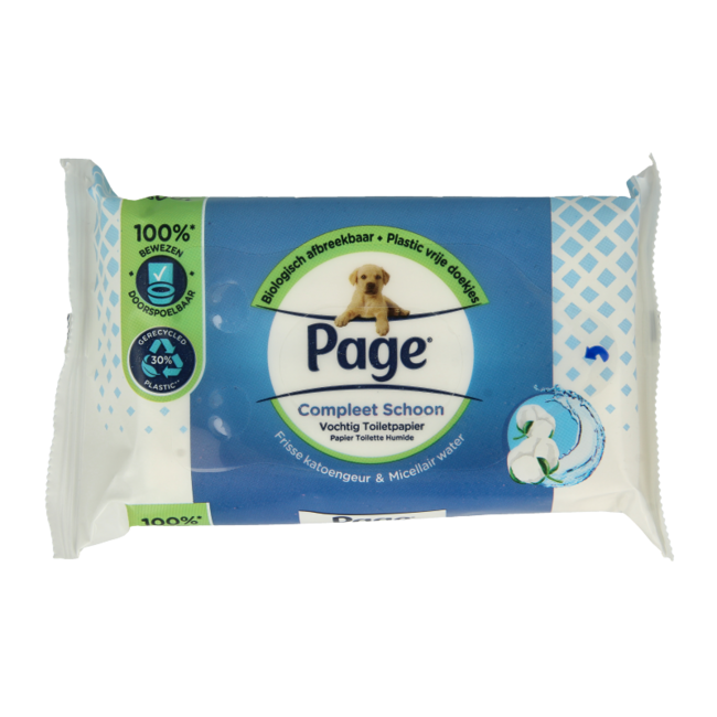 Page Nawilżany papier toaletowy wkład uzupełniający 38 szt.
