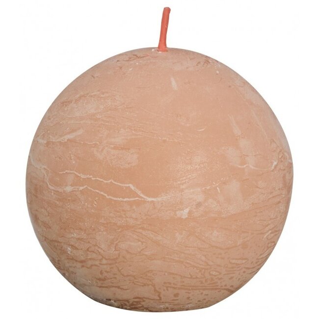 Bolsius Świeca rustykalna pieńkowa połysk 76 Misty Pink (mglisty róż) 1 szt.