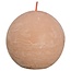 Bolsius Świeca rustykalna pieńkowa połysk 76 Misty Pink (mglisty róż) 1 szt.