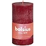 Bolsius Rustic Pillar Candle Shine 100/50 Velvet Red 1 Piece