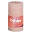 Vela rústica Bolsius Shine 100/50 misty pink 1 unidad