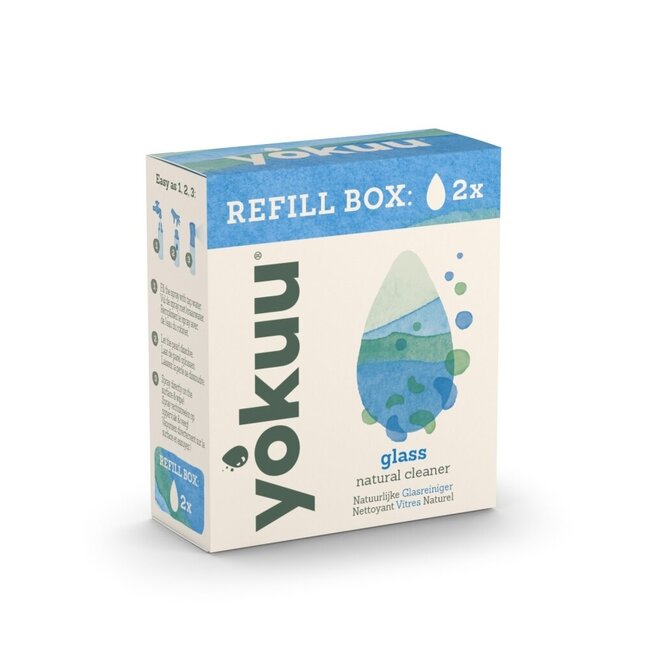 Recharge nettoyant vitres 2 pièces