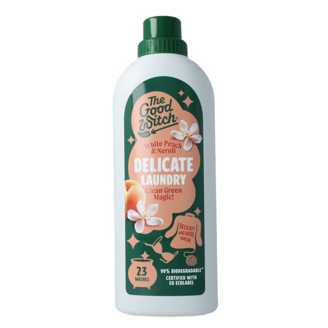 The Good Witch Płyn do prania wełny/delikatnych tkanin biała brzoskwinia 1 Litr