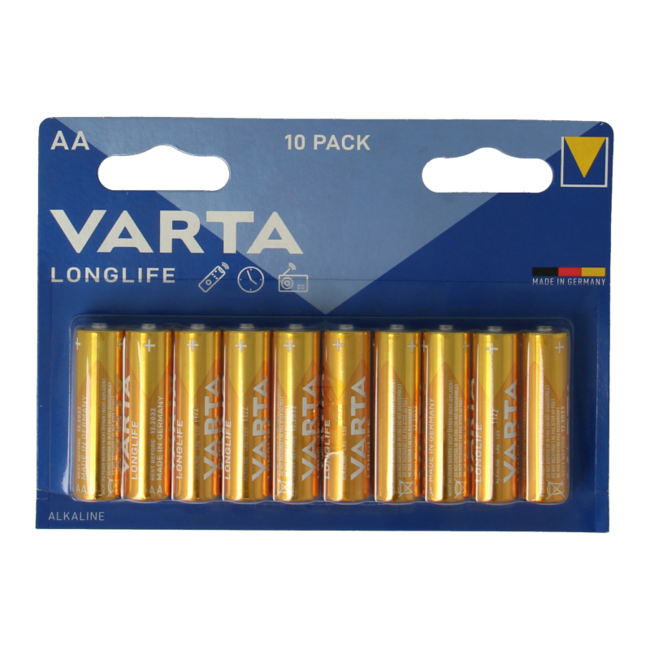Varta AA Micro Batteries - Pack of 10