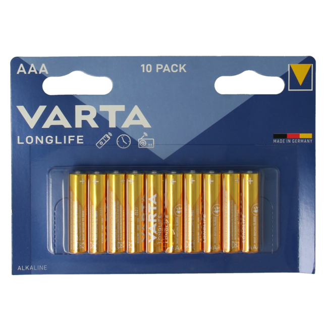 Varta Batteria AAA micro 10 Pezzi