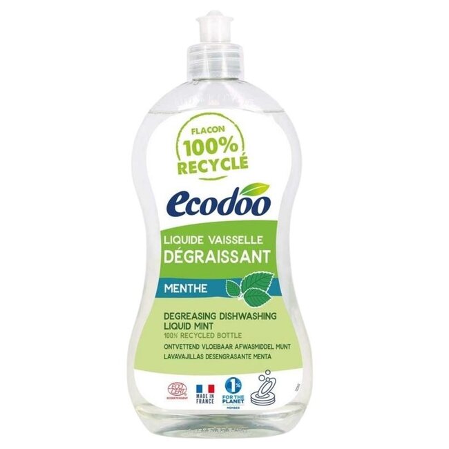 Ecodoo Lavavajillas líquido desengrasante menta eco 500 ml
