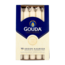 Świeca stołowa Gouda Kroonkaars w kolorze kości słoniowej 200/24, 10 sztuk