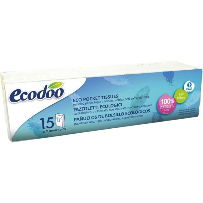 Fazzoletti Ecodoo Bio 15 Pezzi