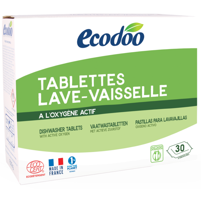 Ecodoo Vaatwasmachine tablets bio 30 Stuks
