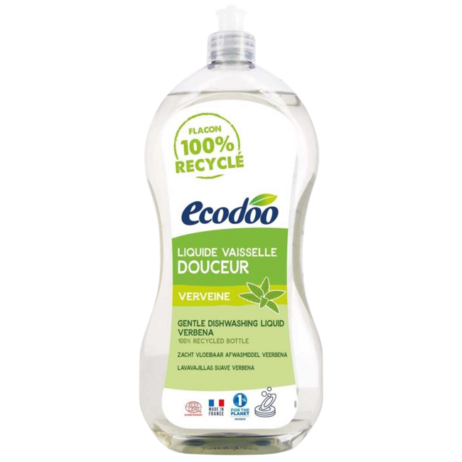 Lavavajillas líquido suave de verbena ecológica 1 Litro